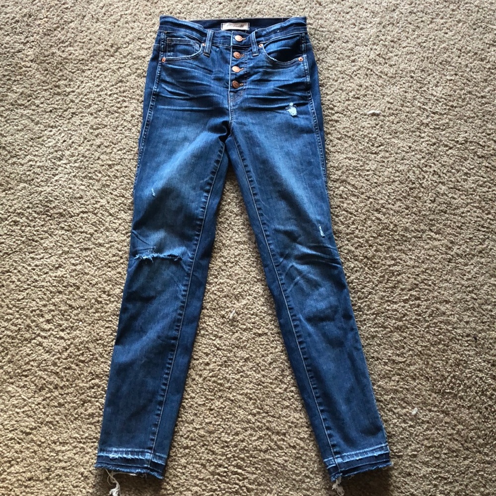 Madewell 10 inch high rise skinny - Picture 4 of 7